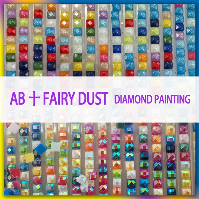 AB Fairy Dust Cartoon Neon Lig - Photo Mosaic Print ulasan dan harga