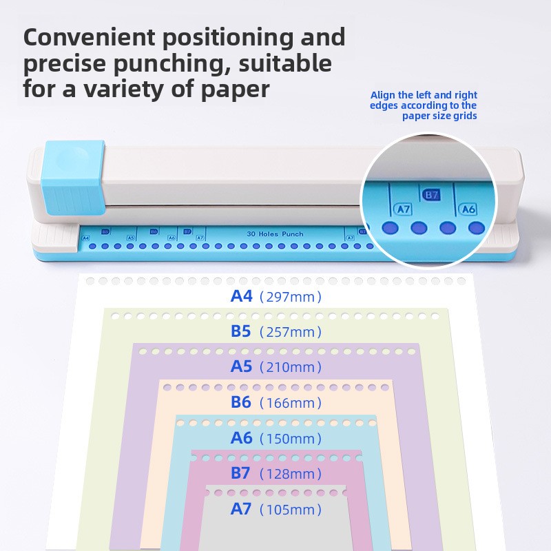 Hand Push 30 Hole Punch Loose- - Custom Photo Book ulasan dan harga