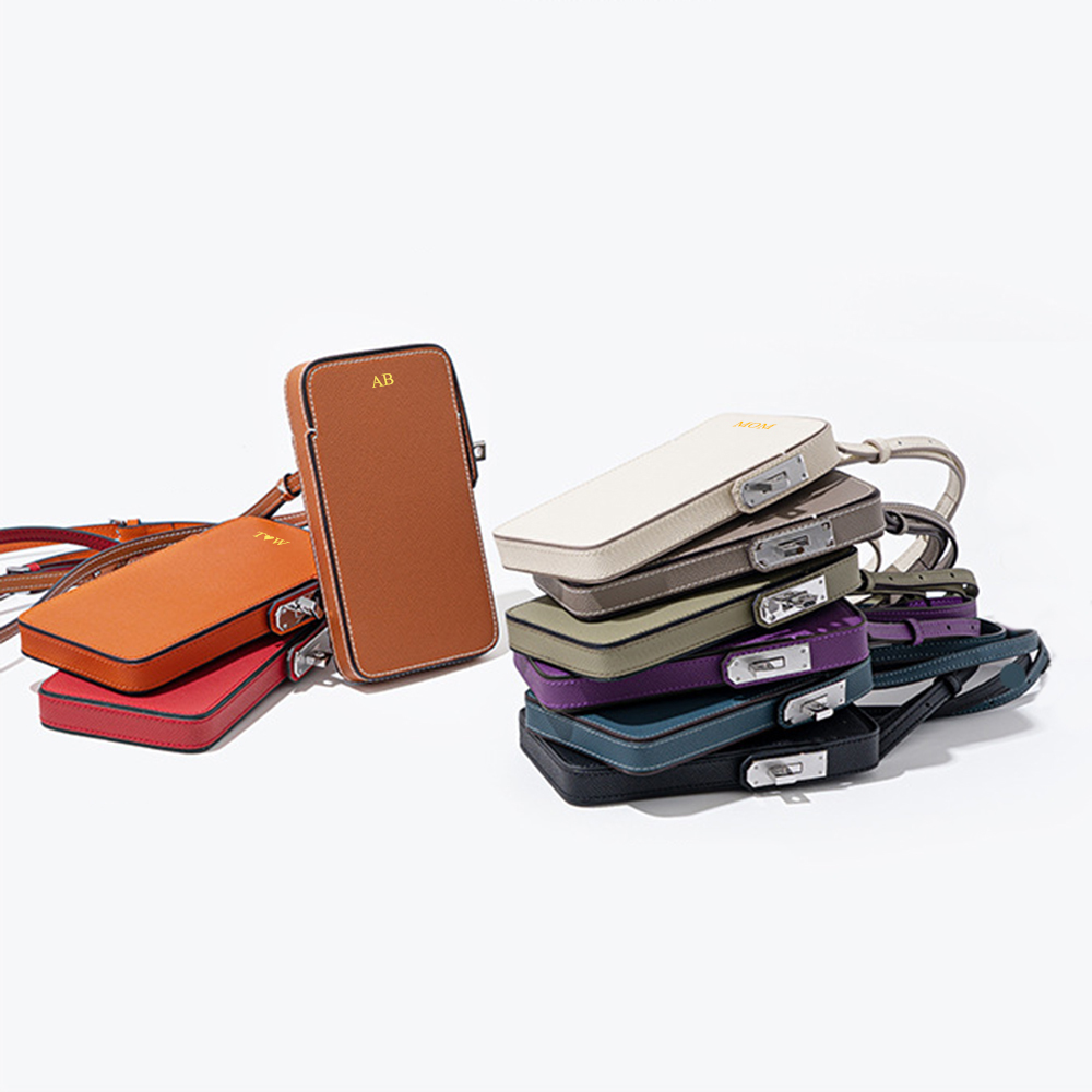 Luxury EP Leather Women Phone  - Personalized Name Box ulasan dan harga