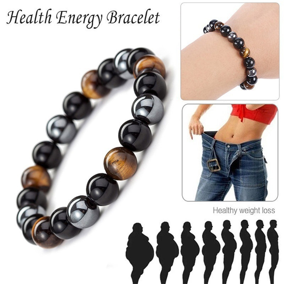 Man Bracelets Magnetic Hematit - Coordinates Bracelet ulasan dan harga