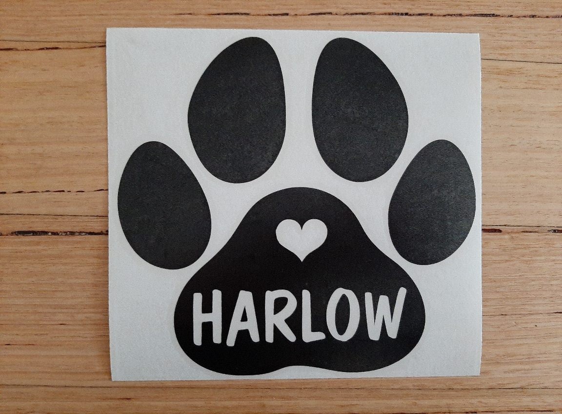 2pcs Personalised Paw Print wi - Pet Portrait Custom ulasan dan harga